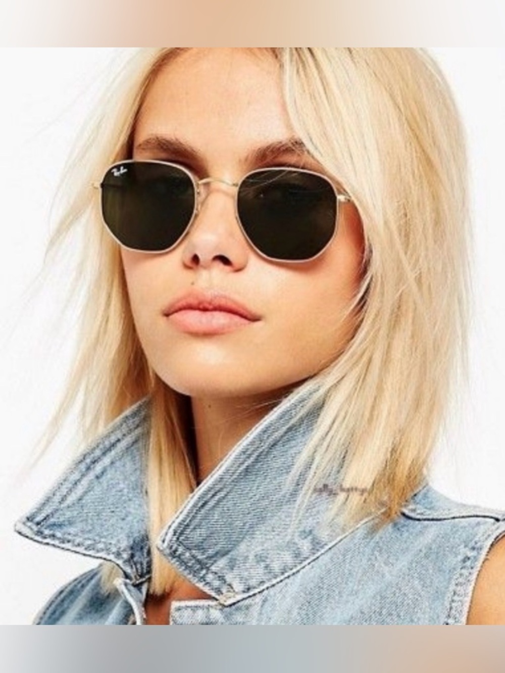 Ray Ban HEXAGONAL FLAT LENSE Sunglasses